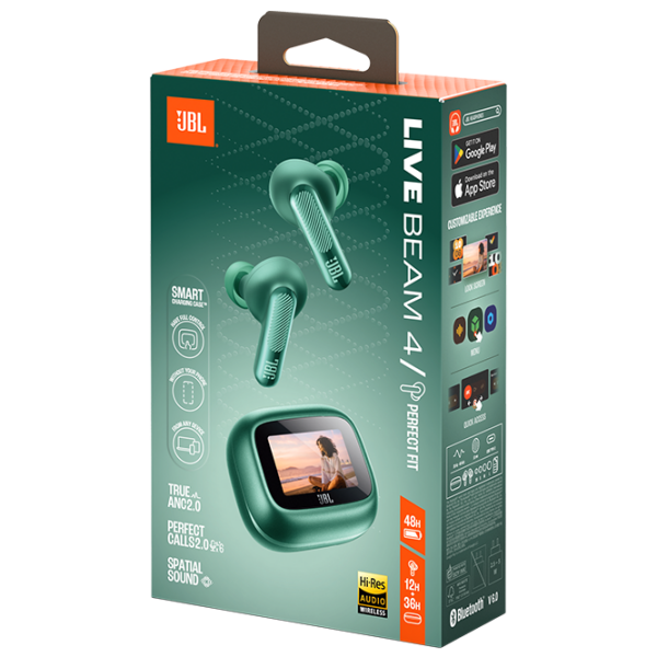 Наушники JBL Live Beam 4 Зеленый Беспроводные / Персональный / Вкладыши photo 10