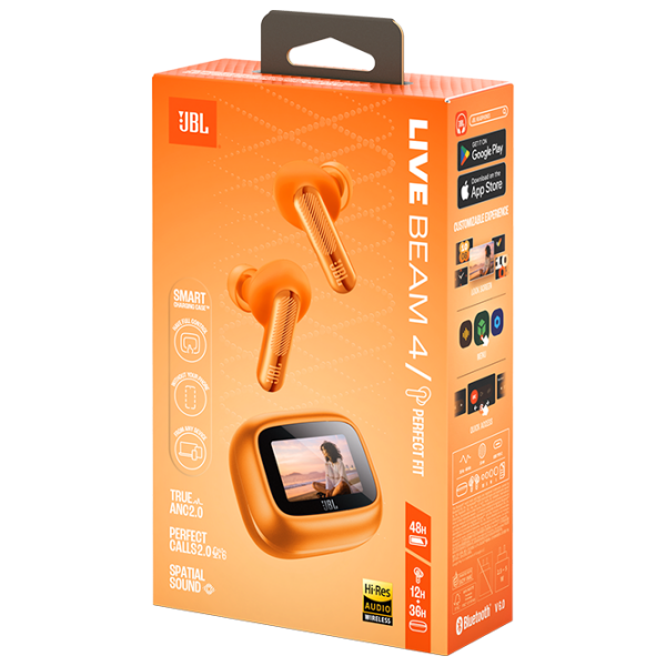 Наушники JBL Live Beam 4 Оранжевый Беспроводные / Персональный / Вкладыши photo 10