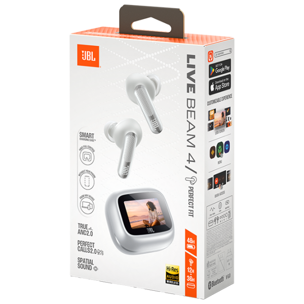 Наушники JBL Live Beam 4 Серебряный Беспроводные / Персональный / Вкладыши photo 10