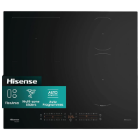 Газовая варочная панель Hisense HI6432BSCWF Черный Стеклокерамика, 7360 Вт