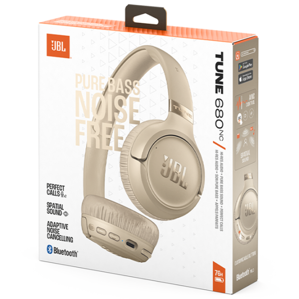 Наушники JBL T680BT Бежевый Беспроводные / Персональный / Полноразмерные photo 10