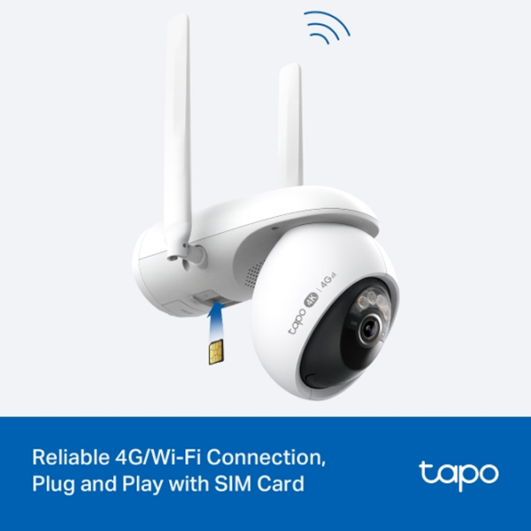 Камера видеонаблюдения TP-Link TAPO C665G KIT 8 МП Белый 3848 x 2168пкс / Беспроводные photo 2