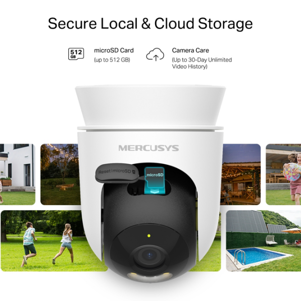 Камера видеонаблюдения Mercusys MC510 3 МП Белый 2304 x 1296пкс / Беспроводные photo 7