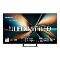 Televizor Hisense 50U7Q Smart TV 4K Black 50" | MiniLED | 4K