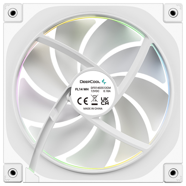 Вентилятор для корпуса Deepcool FL14 Белый  photo 2
