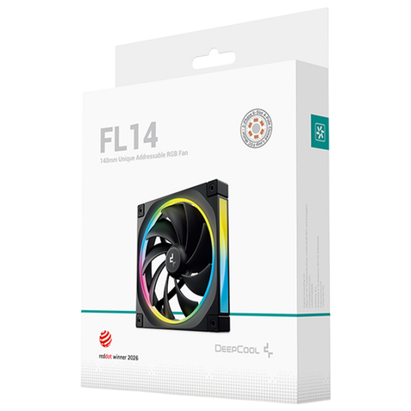 Вентилятор для корпуса Deepcool FL14 Черный  photo 6