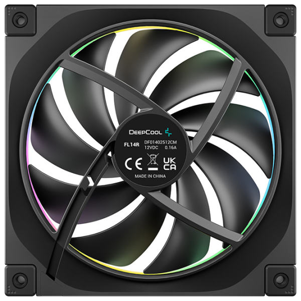 Вентилятор для корпуса Deepcool FL14 Reversed Черный  photo 3
