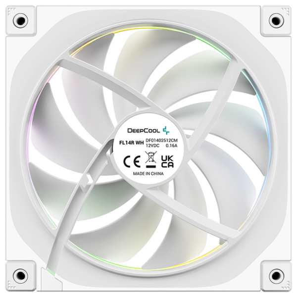 Вентилятор для корпуса Deepcool FL14 Reversed Белый  photo 3