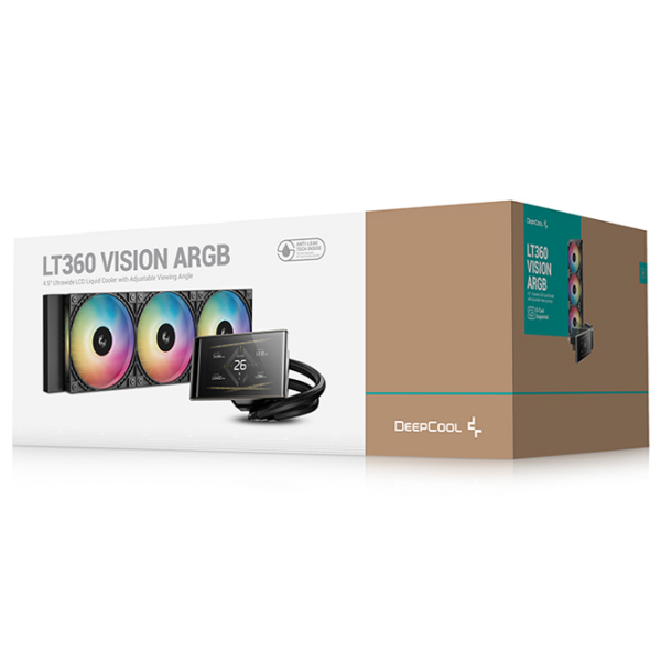 Жидкостное охлаждение Deepcool LT360 Vision Черный  photo 8