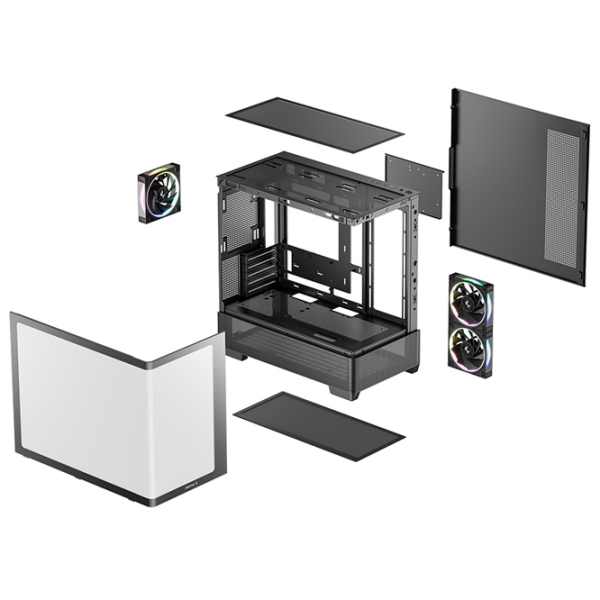 Корпус Deepcool CG380U 3F Черный ITX photo 8