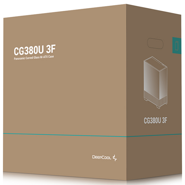 Корпус Deepcool CG380U 3F Черный ITX photo 9