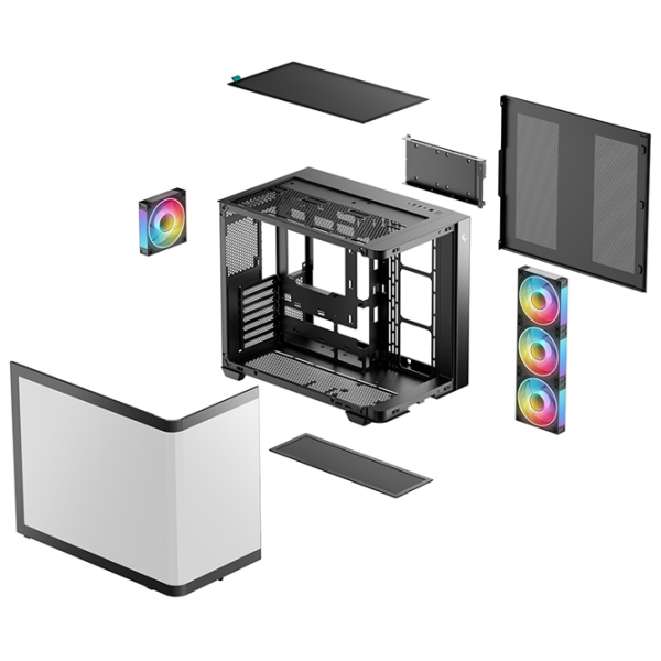 Корпус Deepcool CG530U 4F Черный ITX photo 8