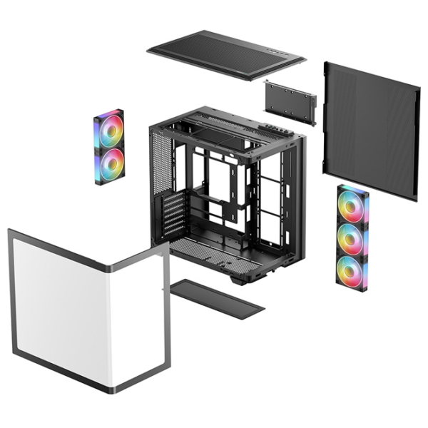Корпус Deepcool CG590U 5F Черный ITX photo 8