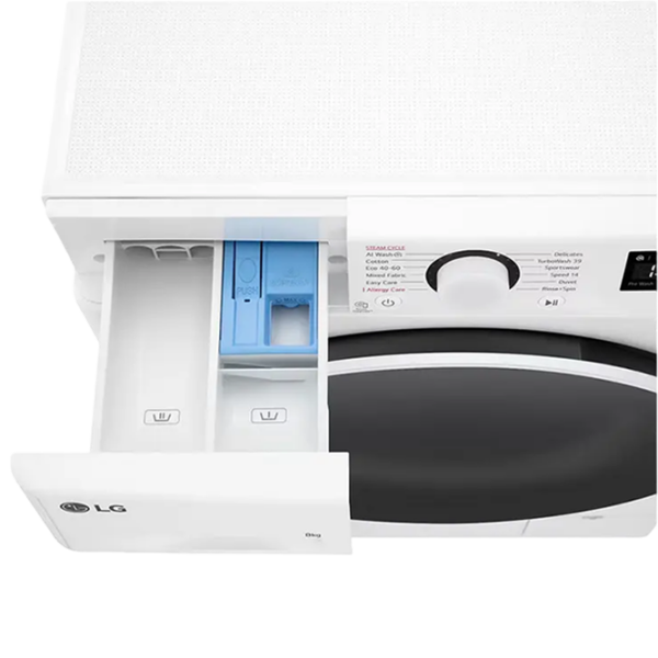 Mașină de spălat LG F2WR508S0W White 8 kg, 1200 rpm, A photo 3