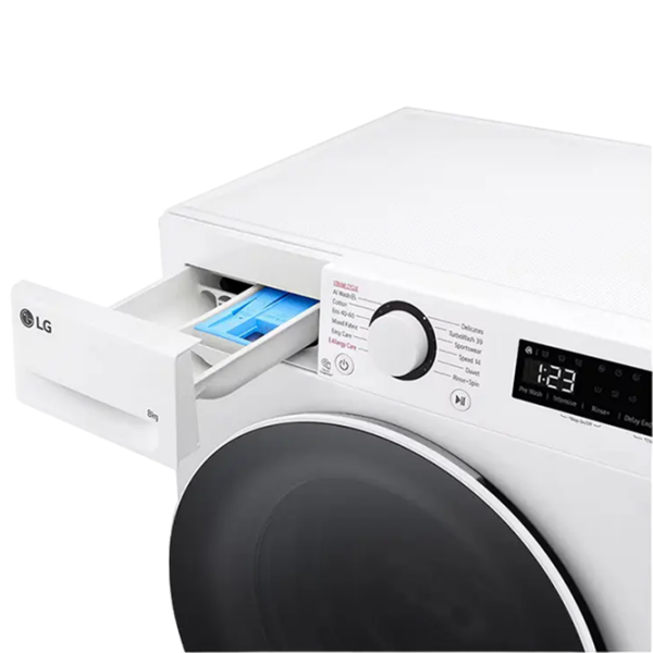 Mașină de spălat LG F2WR508S0W White 8 kg, 1200 rpm, A photo 6