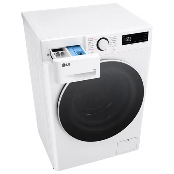 Mașină de spălat LG F2WR508S0W White 8 kg, 1200 rpm, A photo 8