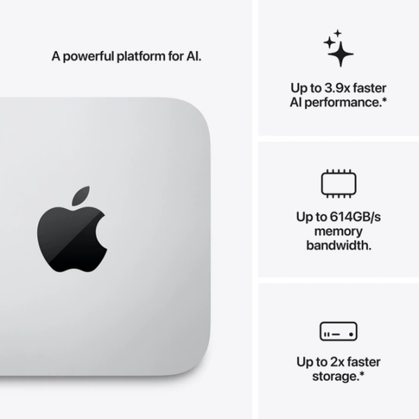 Mini PC Apple Mac Studio 2026 Silver Apple M5 Max 18C/32G 36 GB | 512 GB photo 5