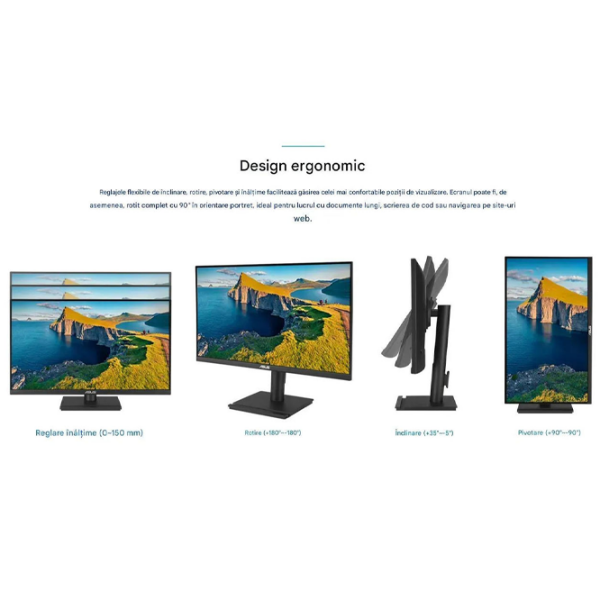 Monitor Asus VA27UCPS Black 27" 4K IPS LED photo 6