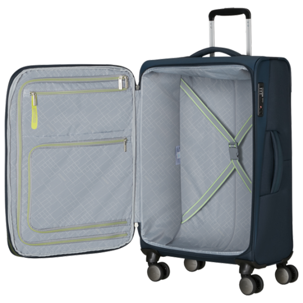 Valiză American Tourister WANDERLITE Blue 81l   photo 3