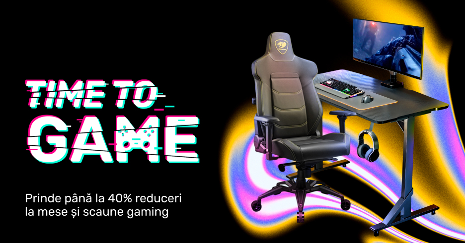 Prinde până la 40% reduceri la mese și scaune gaming