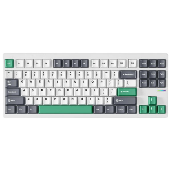 Tastatură Mchose GX87 Lite White Gaming, Fără fir photo 1