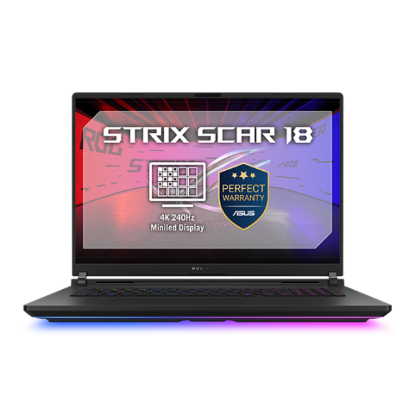 Laptop Asus ROG Strix SCAR 18 G835LXG Black 18" | 64 GB | 2 TB | Intel Core Ultra 9 290HX Plus | GeForce RTX 5090 24 GB photo 1