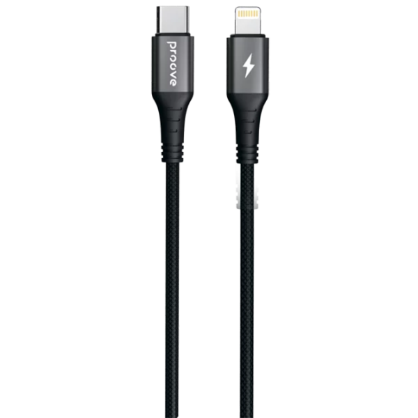 Кабель для телефона Proove WireX USB Type-C / Lightning Черный  photo 1