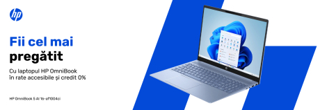 Fii cel mai pregătit din clasă cu laptopul dorit HP OmniBook!