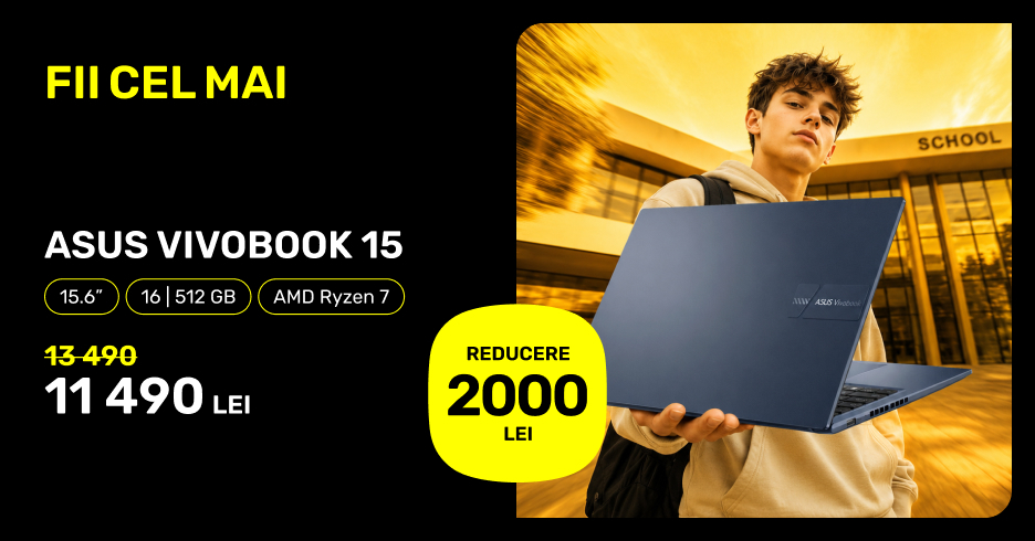 Laptop Asus VivoBook 15 M1502YA reducere 2 000 lei