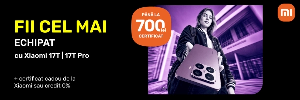 Fii cel mai echipat din clasă cu Xiaomi. Acum disponibil cu ofertă la alegere!