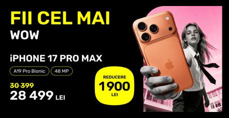 Apple iPhone 17 Pro Max 256 GB reducere 1 900 lei