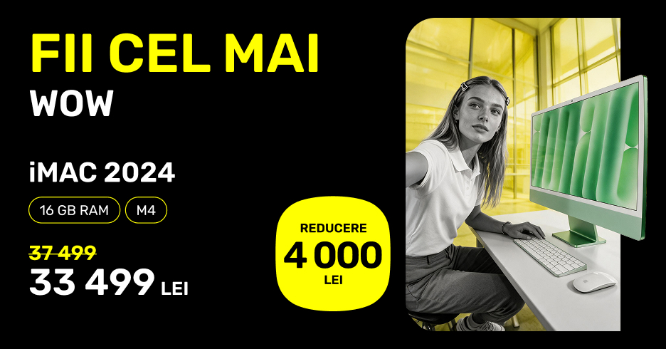 All-in-One PC Apple iMac 2024 reducere 4 000 lei