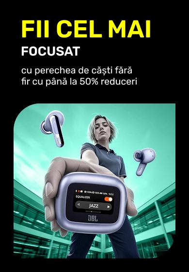 Fii cel mai focusat din clasă cu perechea preferată de căști fără fir!