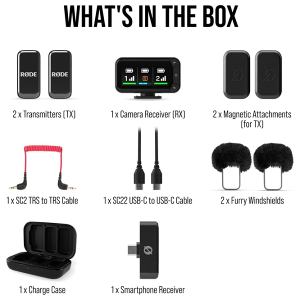 Микрофон Rode Wireless Micro Camera Kit Черный  photo 15