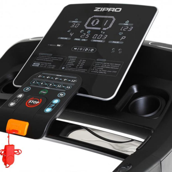 Беговая дорожка Zipro Dream Черный 150 кг, 20 км/ч photo 5