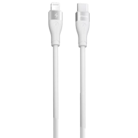 Кабель питания Proove Soft Silicone Lightning / USB Type-C Белый 