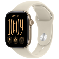 Ceas inteligent Apple Watch Series 12 Light Gold 1.8" | 42 mm | Aluminiu/Fluoroelastomer
| MJED4ET/A