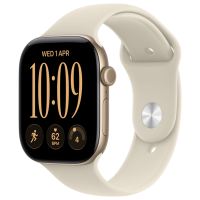 Ceas inteligent Apple Watch Series 12 Light Gold 1.96" | 46 mm | Aluminiu/Fluoroelastomer
| MJEP4ET/A