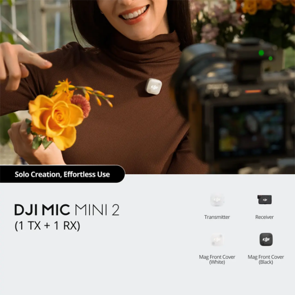 Микрофон DJI Mic Mini 2 (1TX + 1RX) Черный  photo 7