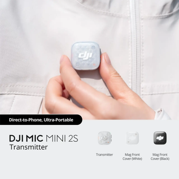 Передатчик DJI Mic Mini 2S Transmitter Черный  photo 8