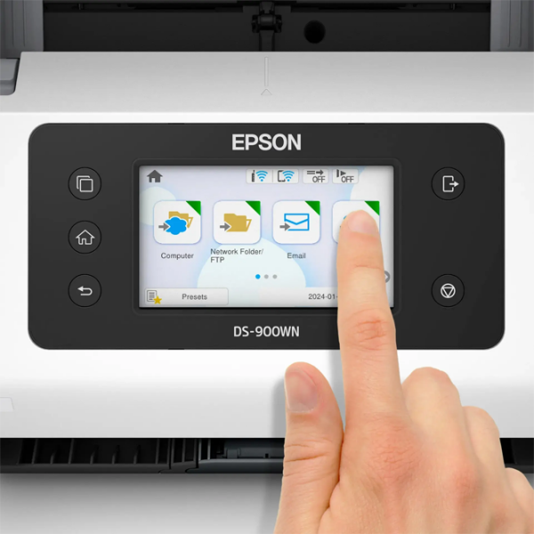 Сканер Epson
WorkForce
DS-900WN Белый , ,  photo 7