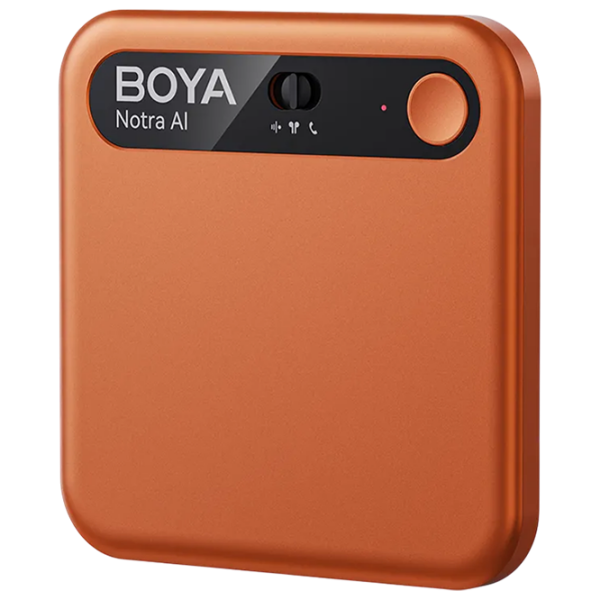 Микрофон Boya Notra AI Note Taker & Voice Recorder Оранжевый  photo 1
