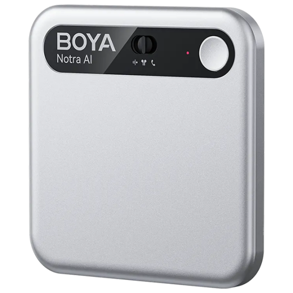 Микрофон Boya Notra AI Note Taker & Voice Recorder Серебряный  photo 1