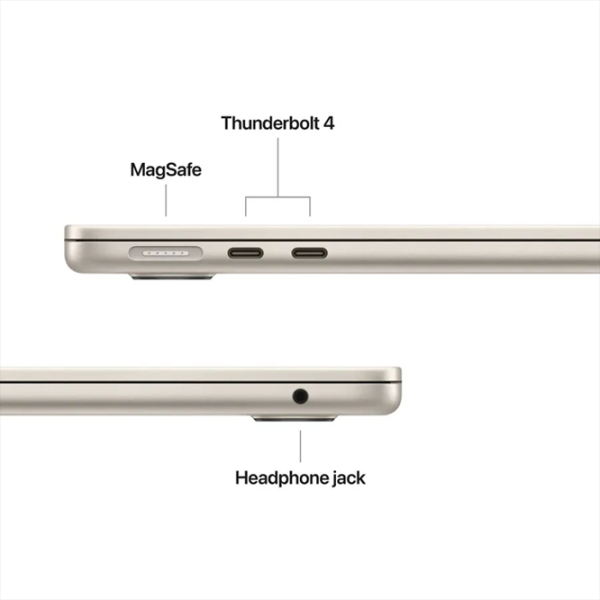 Ноутбук Apple MacBook Air 13.6 2026 Starlight 13.6" | 16 ГБ | 512 ГБ | Apple M5 10C/8G | VGA Встроенная photo 4