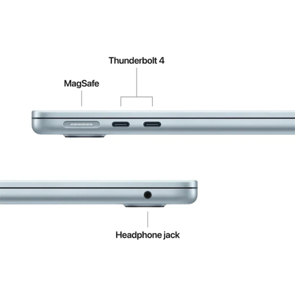 Ноутбук Apple MacBook Air 13.6 2026 Sky Синий 14" | 16 ГБ | 512 ГБ | Apple M5 10C/8G | VGA Встроенная photo 4