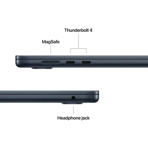Ноутбук Apple MacBook Air 15 2026 Midnight 15" | 16 ГБ | 1 ТБ | Apple M5 10C/10G | VGA Встроенная photo 6
