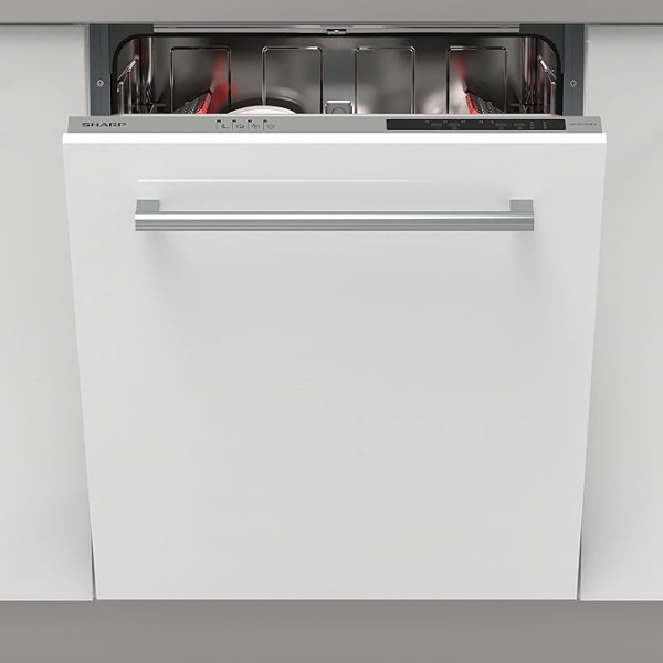 Посудомоечная машина SHARP QW-NI15I49D3X-EU Белый 13 комплектов, D photo 2