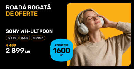 Căști Sony WH-ULT900N reducere 1 600 lei