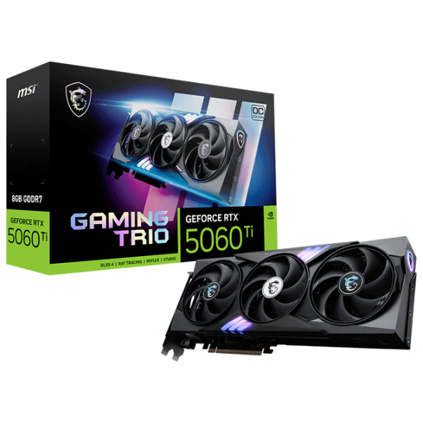 Видеокарта MSI GeForce RTX 5060 Ti GAMING TRIO OC 8 ГБ PCI Express x16 5.0 photo 3