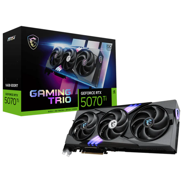 Видеокарта MSI GeForce RTX 5070 Ti GAMING TRIO OC 16 ГБ PCI Express x16 5.0 photo 5